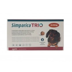 SIMPARICA TRIO PERROS 5-10 KG 3 CP